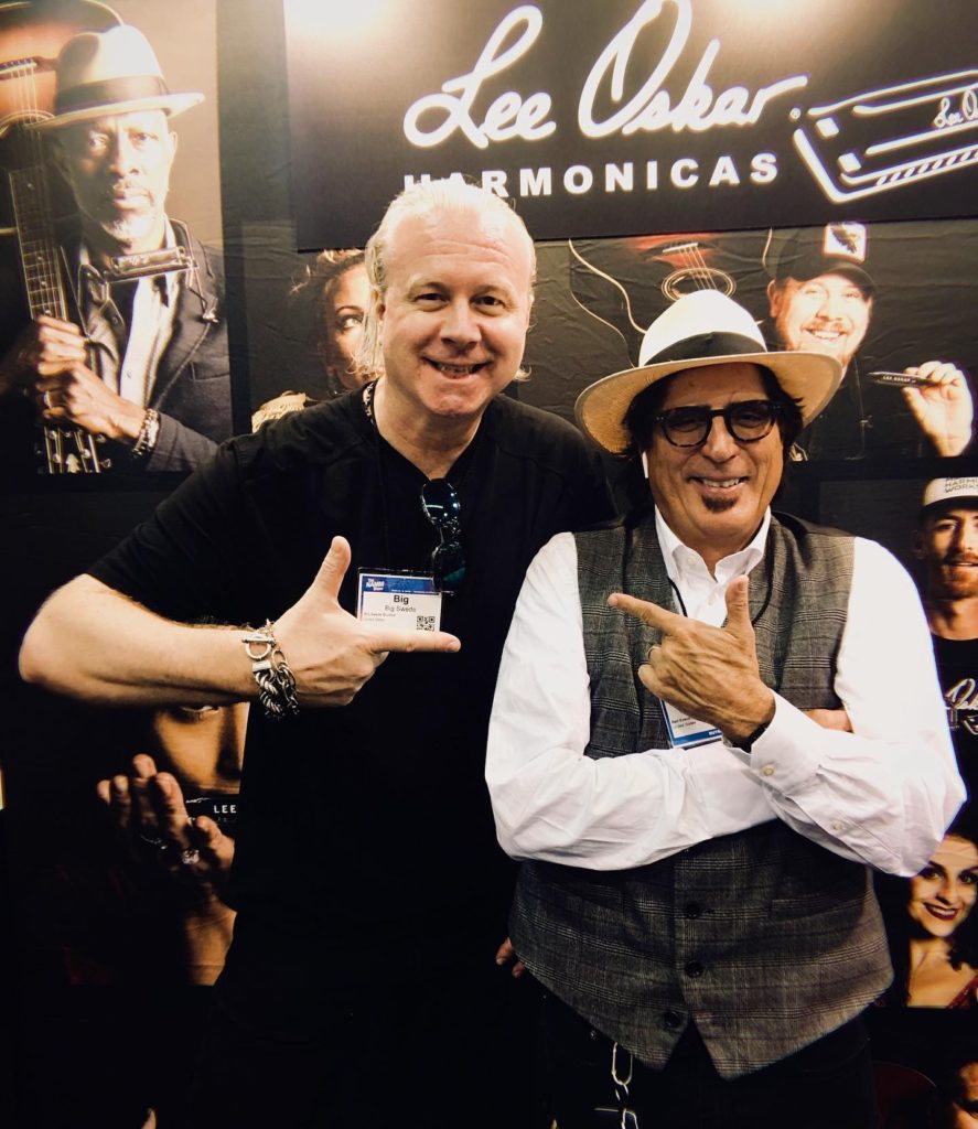 With Jimmy Z at NAMM - BIG SWEDE STUDIOS