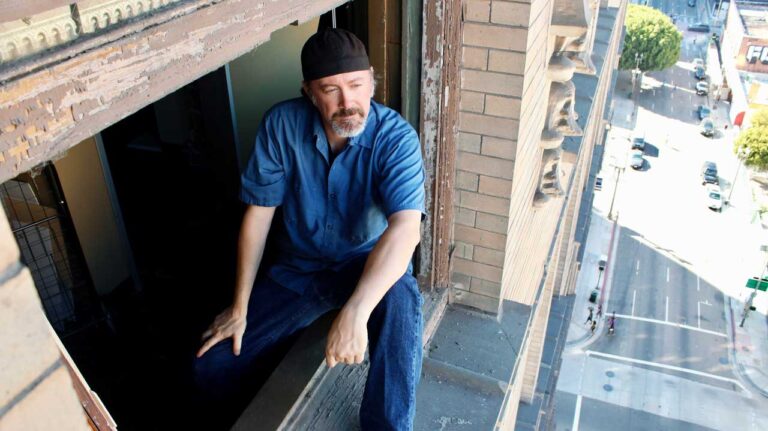 Tanner Goldbeck in his loft